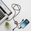 Bamboo 5-in-1 Charging Cable with Light-Up Logo - Lifestyle